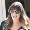 Lea Michele souriante à Los Angeles, le 27 septembre 2012.