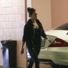 Exclusif - Megan Fox quittant l'hôpital avec son bébé et son compagnon à Beverly Hills. Le 27 novembre 2012.