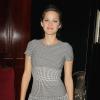 Marion Cotillard, dans une robe Azzedine Alaïa, lors du déjeuner organisé pour le film De rouille et d'os à New York le 27 novembre 2012