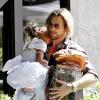 Gabriel Aubry et sa fille le 13 octobre 2012 à Los Angeles.