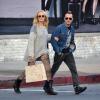 Malin Akerman et son mari Roberto Zincone sortent de chez All Saints à Los Angeles le 27 novembre 2012.