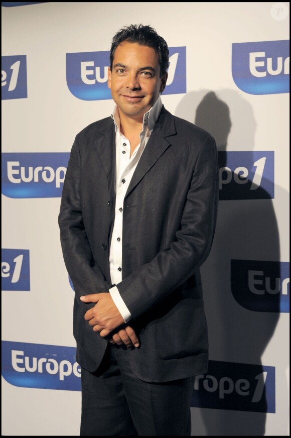 Patrick Cohen à la conférence de presse de rentrée d'Europe 1 à Paris le 31 août 2009.