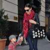 Miranda Kerr et son fils Flynn à New York en novembre 2012