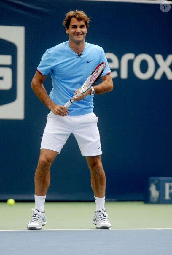 Roger Federer à New York le 25 août 2012.