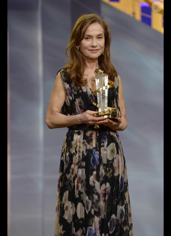 Isabelle Huppert durant l'ouverture du Festival International du Film de Marrakech 2012, le 30 Novembre 2012.