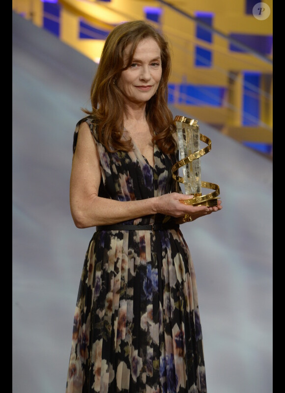 Isabelle Huppert durant l'ouverture du Festival International du Film de Marrakech 2012, le 30 Novembre 2012.