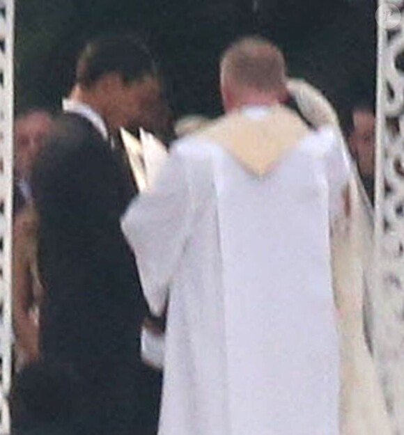 Mariage de Mario Lopez et de Courtney Mazza à Punta Mita au Mexique le 1er décembre 2012. 