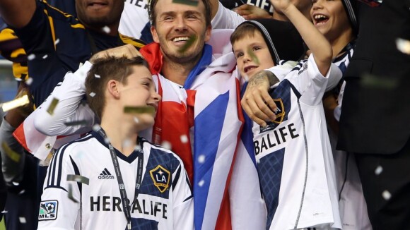 David Beckham champion : Adieux émouvants au Galaxy, ses trois fils très fiers