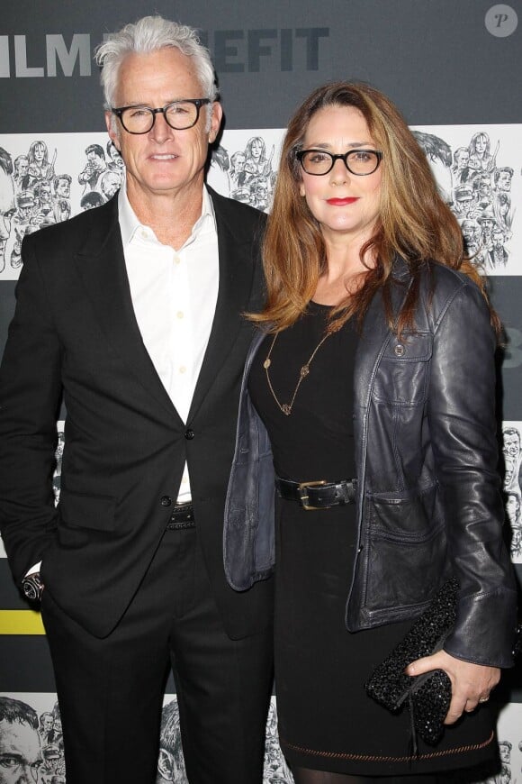John Slattery et sa femme Talia Balsam au MoMA à l'occasion du du 5e Annual Benefit, à New York, le 3 décembre 2012.