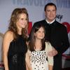 Kelly Preston, Ella Bleu Travolta et John Travolta le 11 novembre 2009