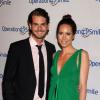 Louise Roe et Josh Slack en septembre 2012 à Beverly Hills. Le couple s'est fiancé en fin d'année.