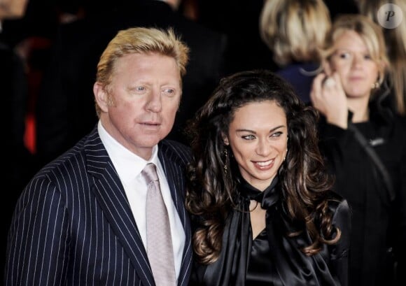 Boris Becker et sa femme Lily Becker à Londres le 23 octobre 2012.