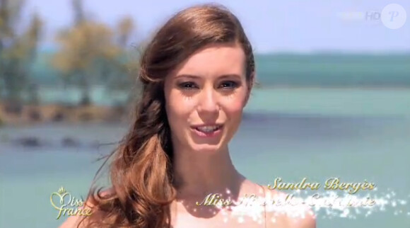 Miss Nouvelle Calédonie lors de l'élection de Miss France 2013 le samedi 8 décembre 2012 sur TF1 en direct de Limoges