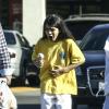 Blanket Jackson sort de son cours de karaté à Calabasas. Le fils de Michael Jackson a mangé une bonne glace. Photo prise le 8 décembre 2012.