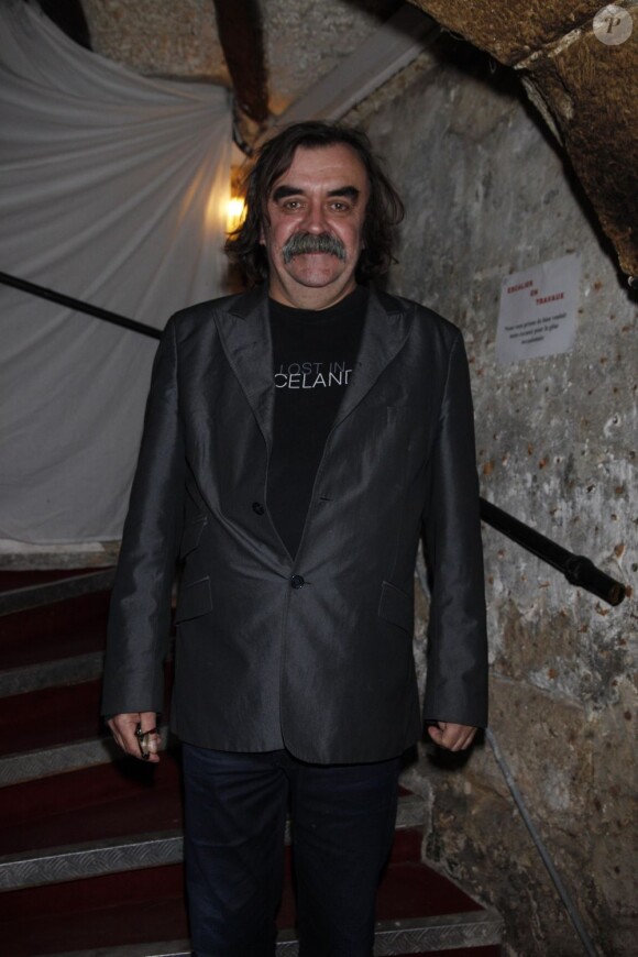 Albert Meslay aux 40 ans du Théâtre des Blancs Manteaux, le 10 décembre 2012 à Paris