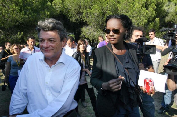 Jean-Louis Borloo et Rama Yade à La Grande-Motte, le 10 Septembre 2011.