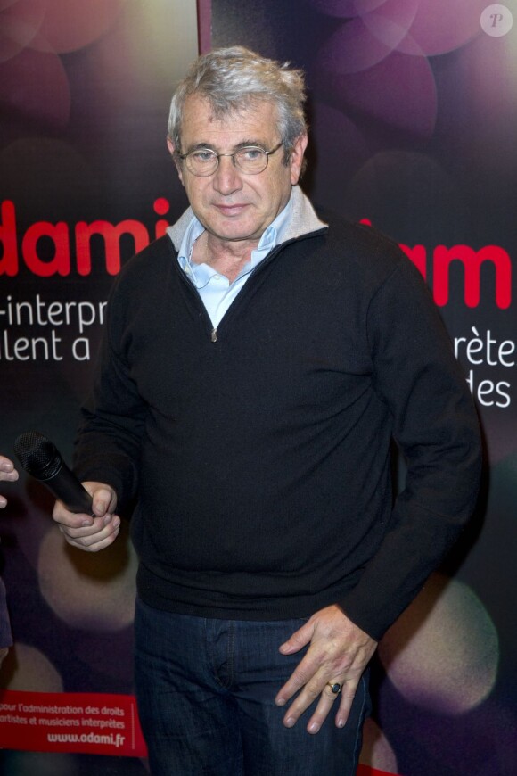 Michel Boujenah à la remise du Prix Théâtre Adami 2012 à Paris le 10 décembre 2012.