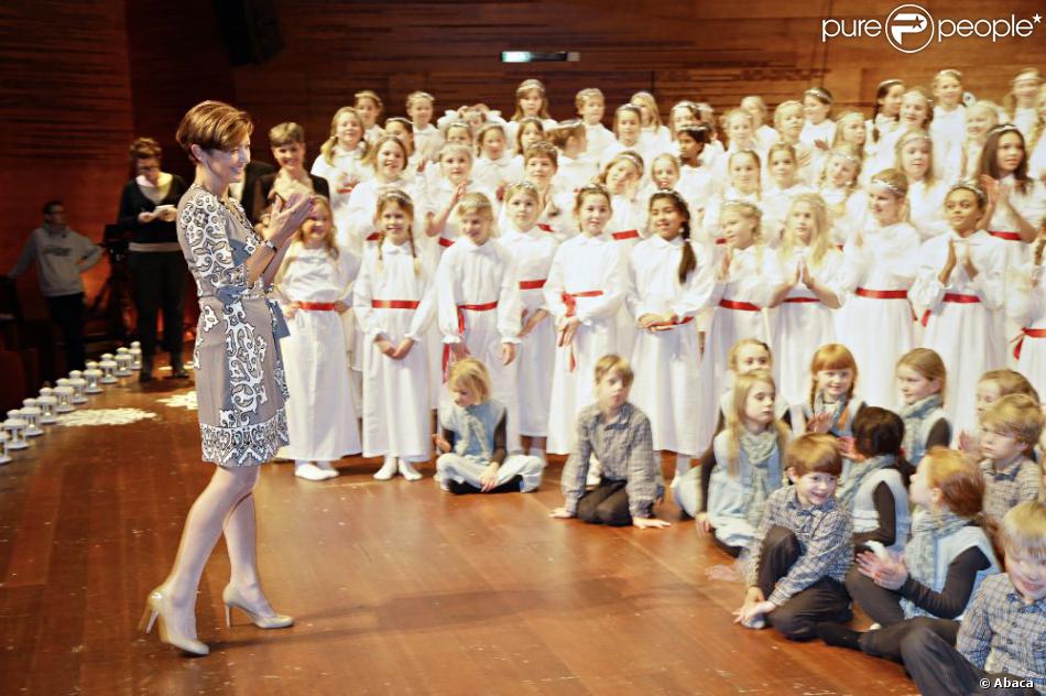  La comtesse Alexandra, ex-épouse du prince Joachim de Danemark, assistait le 9 décembre 2012 à Copenhague avec ses fils le prince Nikolai (13 ans) et le prince Felix (10 ans) ainsi que son mari Martin Jorgensen à la performance du Choeur de filles de la télévision danoise, dont elle est la marraine, pour le concert de Noël annuel de DR. 