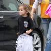 Jennifer Garner emmène sa fille Seraphina à son cours de karaté à Los Angeles, le 14 décembre 2012.