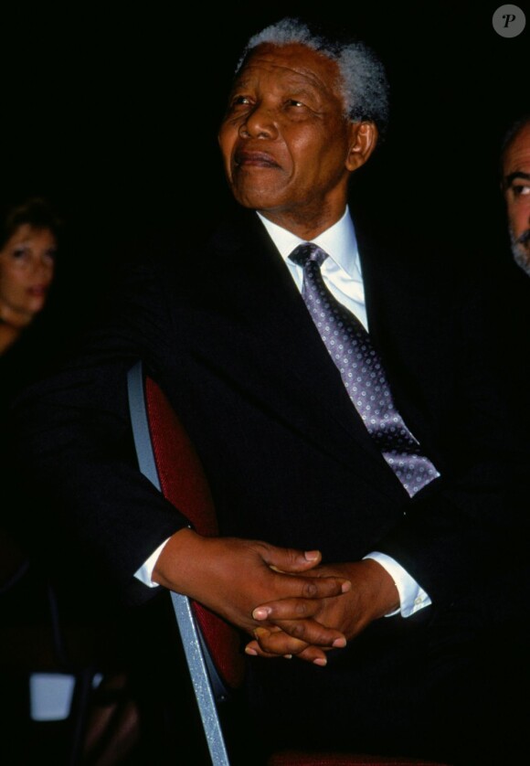 Nelson Mandela à Johannesbourg, le 25 mai 2009