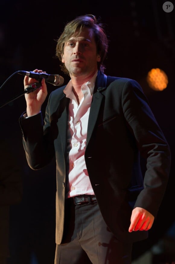 Thomas Dutronc en concert à Nyon en Suisse, le 21 juillet 2012.