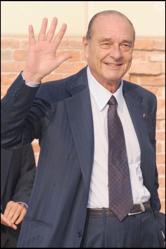 Jacques Chirac à Venise le 4 juin 2009.