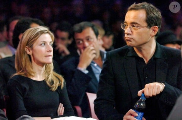 Jean-Luc Delarue et son ex-femme Elisabeth Bost à Paris le 2 décembre 2006.
