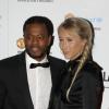 Patrice Evra et sa femme Sandra lors du gala de l'UNICEF organisé par l'équipe de Manchester United à Manchester le 19 décembre 2012