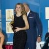 La princesse Letizia d'Espagne présidait le 19 décembre 2012 au Musée ABC de Madrid la cérémonie des prix Mujer Hoy (Femme d'aujourd'hui).