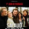 Premier de tournage pour "Salaud, on t'aime" de Claude Lelouch avec Johnny Hallyday, Eddy Mitchell, Sandrine Bonnaire, le 17 décembre 2012.
