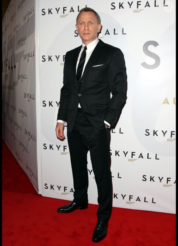 Daniel Craig lors de la première de 'Skyfall' à Sydney en Australie le 16 Novembre 2012.