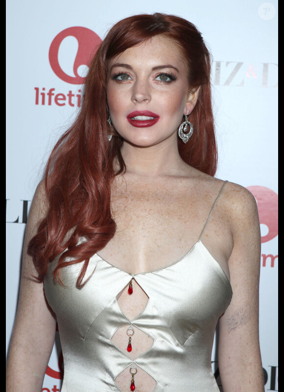 Lindsay Lohan à l'avant-première du téléfilm Liz & Dick à Beverly Hills, le 20 novembre 2012.