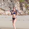 Stephanie Seymour dévoile son corps parfait et profite du soleil de Saint-Barthélemy le 22 décembre 2012