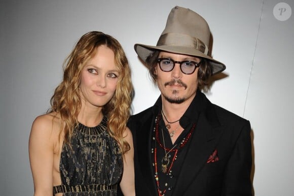 Johnny Depp et Vanessa Paradis le 18 mai 2010 lors du Festival de Cannes