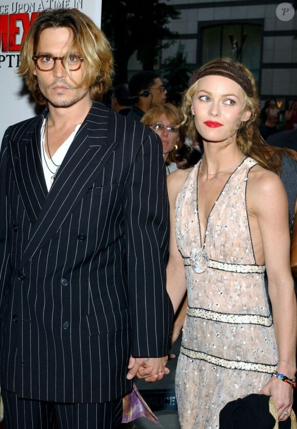 Johnny Depp et Vanessa Paradis le 7 septembre 2009 à New York