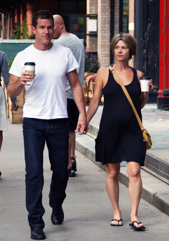 Dylan Walsh and new girlfriend get a coffee in Los Angeles, CA on July 1, 2011. Photo by Ramey Agency/ABACAPRESS.COM01/07/2011 - Beverly Hills