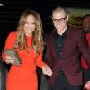 Jennifer Lopez célèbre ses 43 ans en compagnie de son chéri Casper Smart. New York, le 24 juillet 2012.
