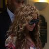 Beyoncé à la sortie de son hôtel Le Meurice à Paris, le 4 juin 2012.
