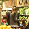 Heidi Klum, Martin Kirsten et les enfants Henry, Leni, Johan et Lou. La tribu est allée déjeuner au Toscana Restaurant et a fait ensuite quelques courses dans le magasin Whole Foods à Los Angeles, le 26 décembre 2012.