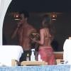 Jennifer Aniston et son fiancé Justin Theroux en vacances à Cabo San Lucas le 27 décembre 2012.