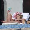 Jennifer Aniston et son fiancé Justin Theroux en vacances à Cabo San Luca au Mexique le 27 décembre 2012