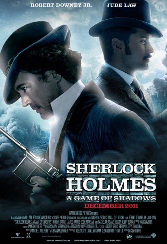Affiche du film Sherlock Holmes 2 - jeux d'ombres