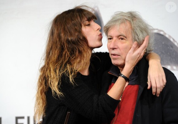 Lou Doillon et son père Jacques Doillon au Festival de Rome pour la présentation d'Un enfant de toi le 15 novembre 2012