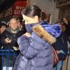 Katie Holmes quitte le Music Box Theater à New York, le 23 décembre 2012.