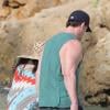Channing Tatum et sa femme Jenna Dewan, enceinte, en vacances à Saint-Barthélemy, le 28 décembre 2012.