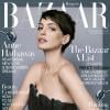 Anne Hathaway en couverture du magazine Harper's Bazaar.