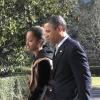 Le président Barack Obama et sa fille aînée Malia (14 ans) arrivent à la Maison Blanche à Washington, dimanche 6 janvier 2013. 