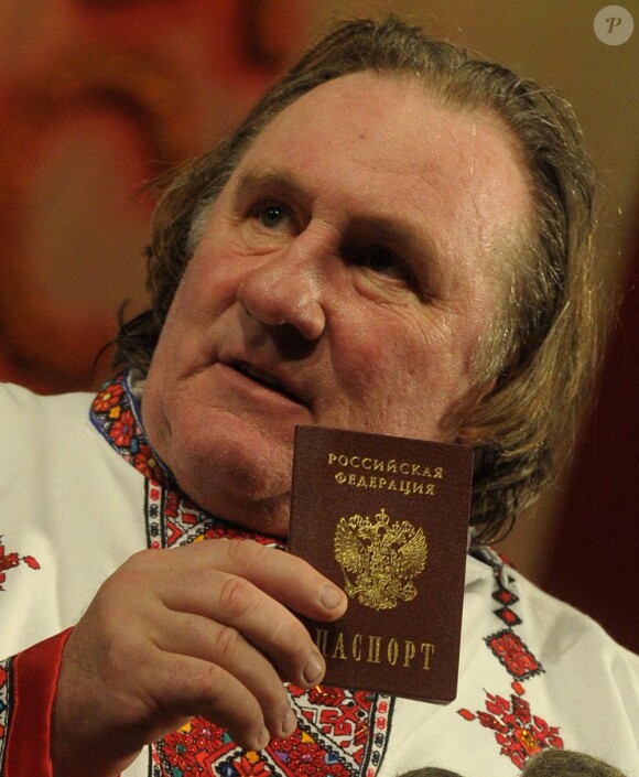 Gérard Depardieu à Saransk, le 6 janvier 2013.
