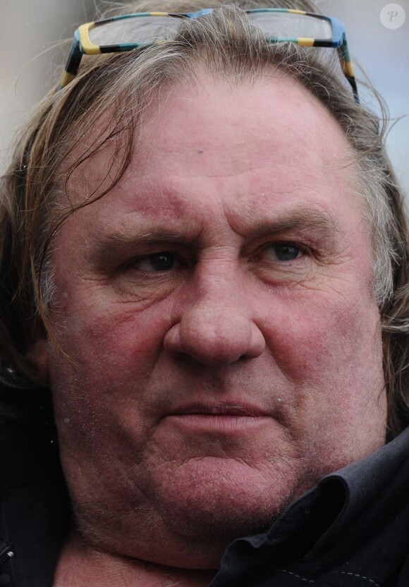 L'acteur Gérard Depardieu à Saransk, le 6 janvier 2013.