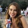 Exclusif - Sofia Vergara tourne sa nouvelle publicité pour Diet Pepsi à Los Angeles. Le 16 décembre 2012.